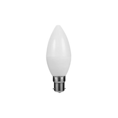 Switched 5W Candle LED Light Bulb E14 - Cool White