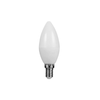 Switched 5W Candle LED Light Bulb E14 - Warm White