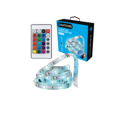 Switched 3M RGB LED Strip Light Kit